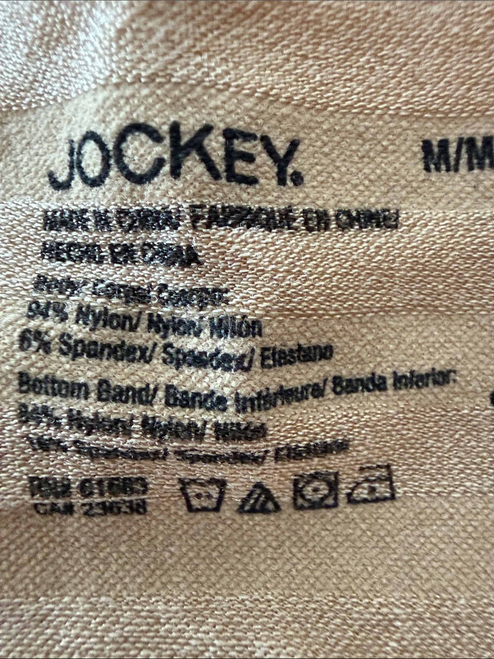Jockey Striped Wireless Bralette - Black & Nude - Picture 6 of 6